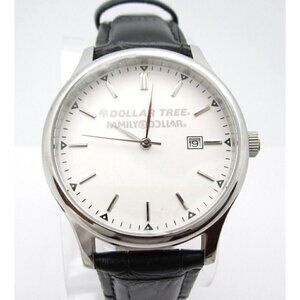 Men's Dollar Tree Family Dollar Quartz WR Analog 41mm Dial Round Watch (E127)
